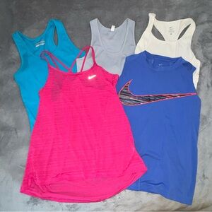 Nike and Under Armour Women's Assorted Tank Tops Size Medium